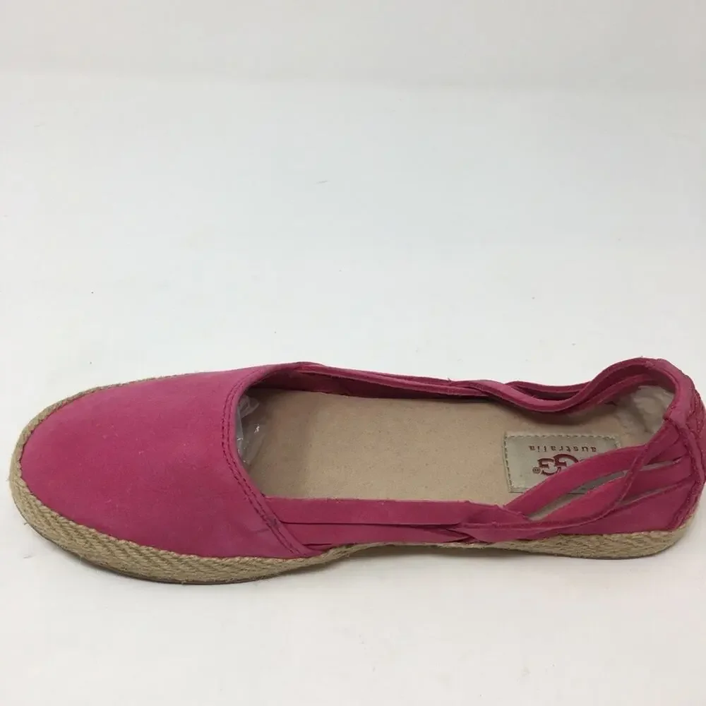 Ugg Cicily Pink Huarache Espadrilles  6